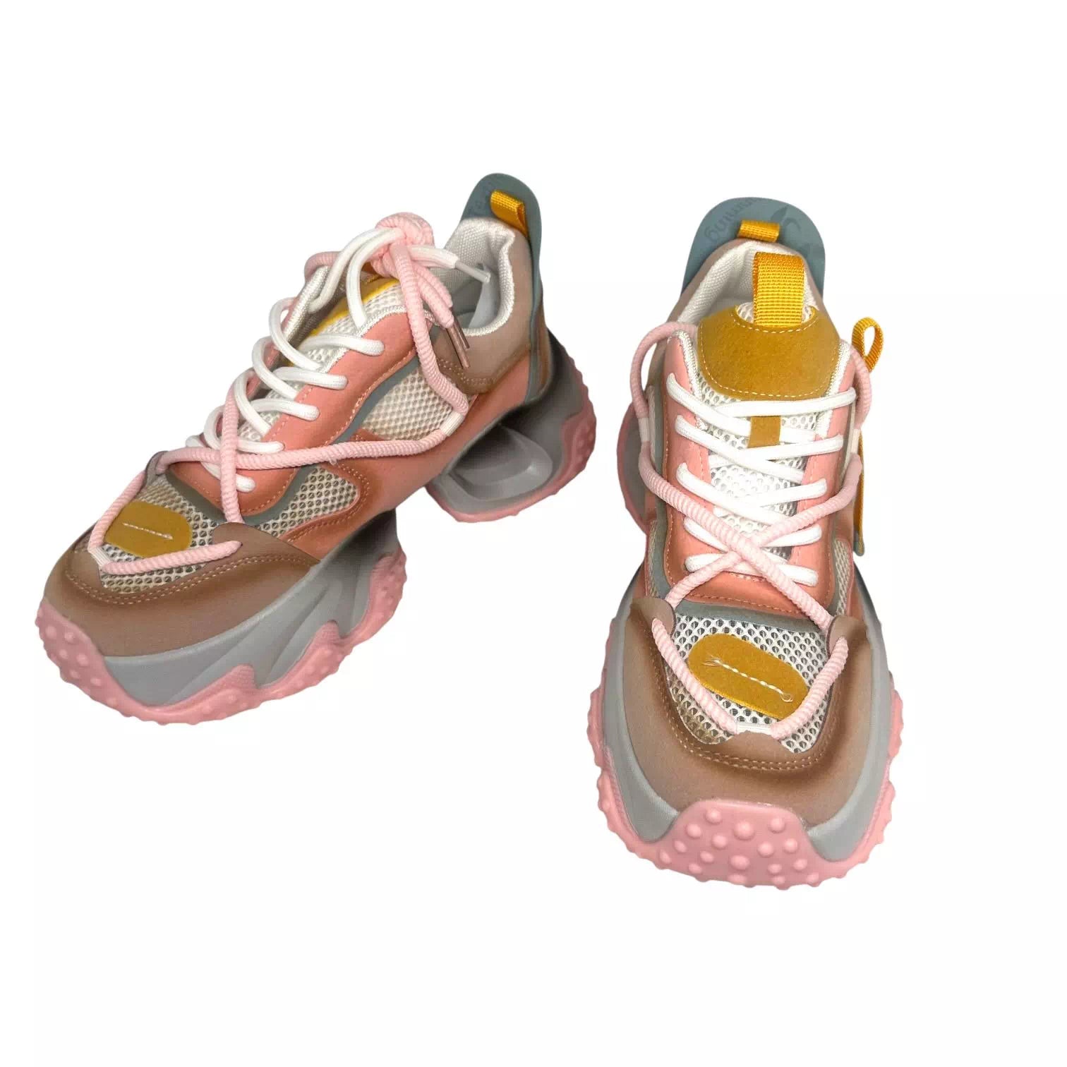 Sneakers Piele Naturala Feeling 5022 Pink