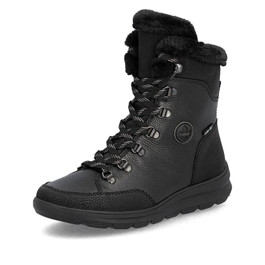 Ghete Piele Naturala Rieker Z0000-00 Black