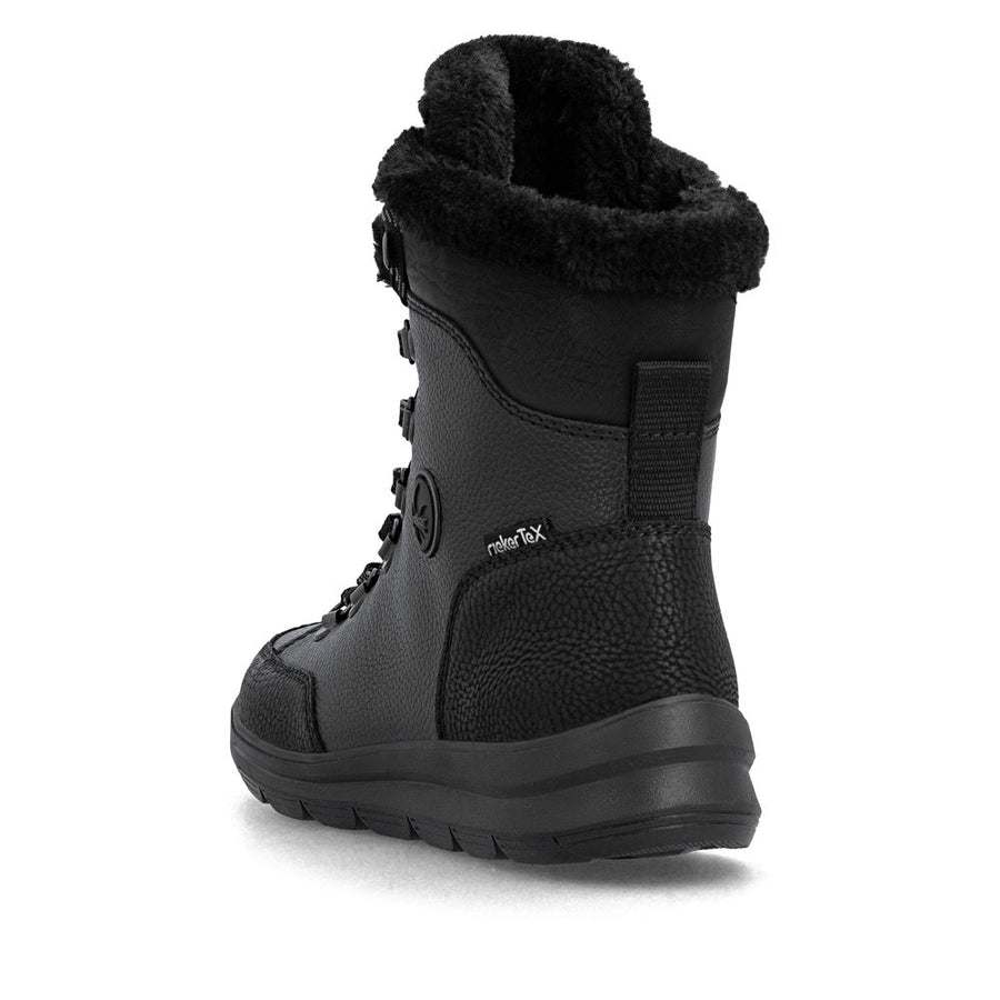 Ghete Piele Naturala Rieker Z0000-00 Black