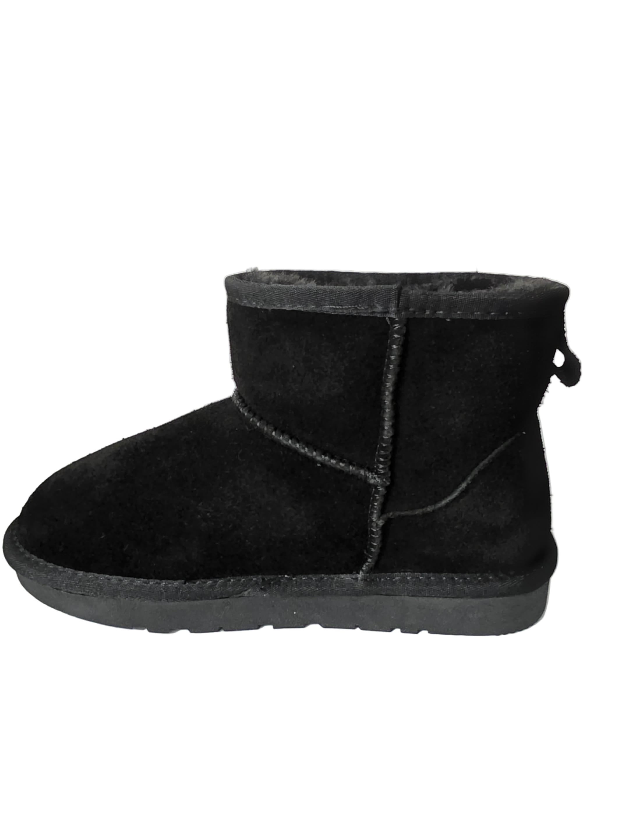 Ghete Piele Naturala Tip UGG  1201  Black - Energy