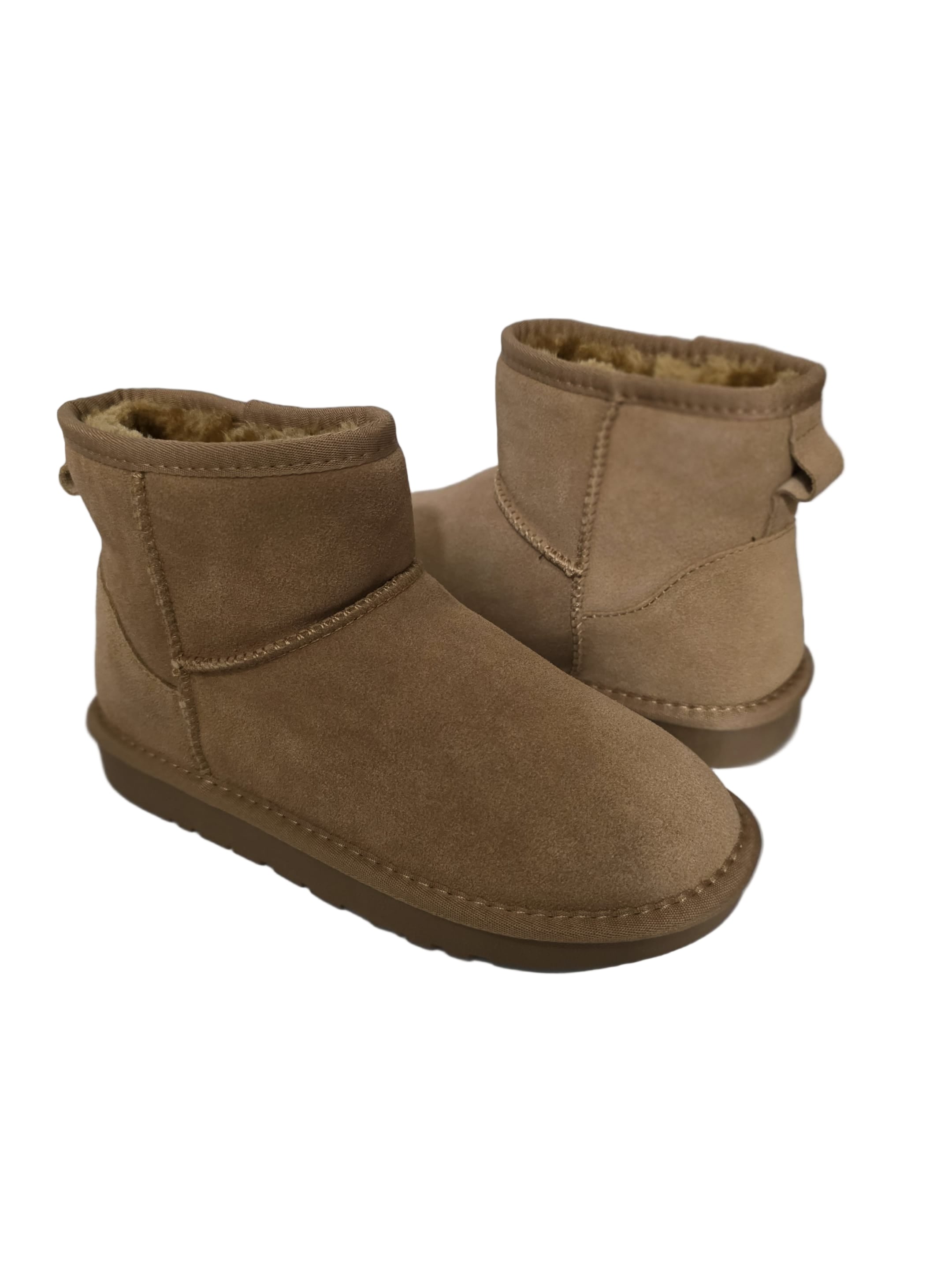 Ghete Piele Naturala Tip UGG  1201  Camel - Energy