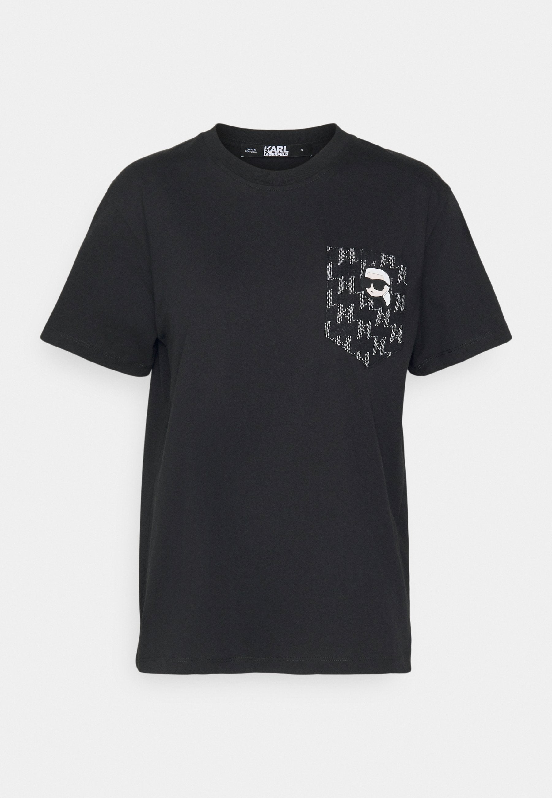 Tricou LOGO POCKET T-SHIRT Black - Karl Lagerfeld