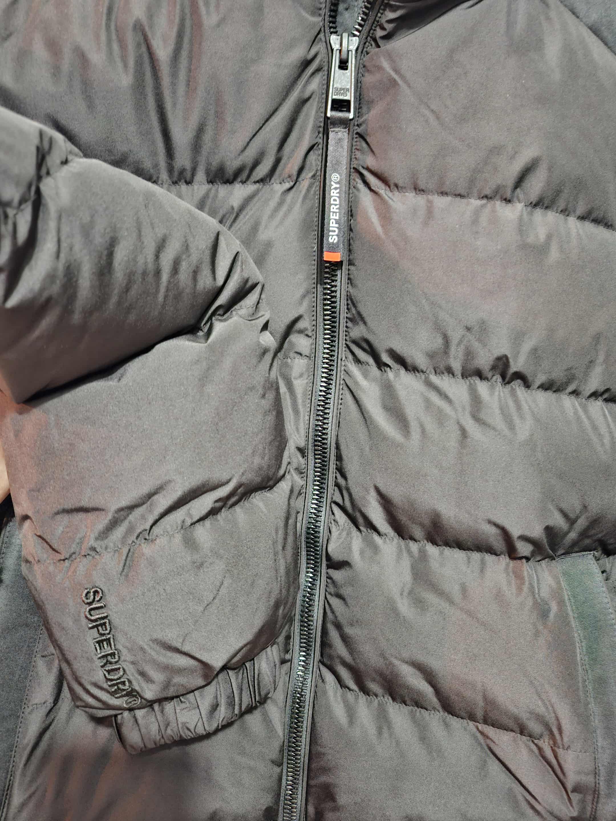 Geaca Barbati Superdry Puffer Jacket Black