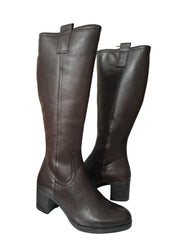 Cizme Piele Naturala WB70H06 Brown Parrotto