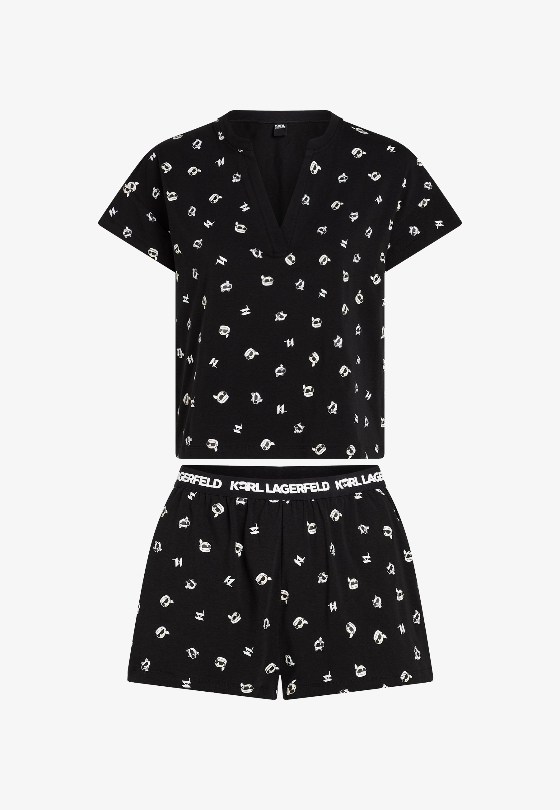 Pijama Ikon Short Set - Karl Lagerfeld