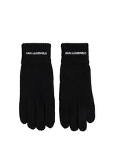 Mănuși Dama  Karl Lagerfeld Essential Logo Black