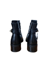 Ghete Piele Naturala Parrotto VB22-4207 Black