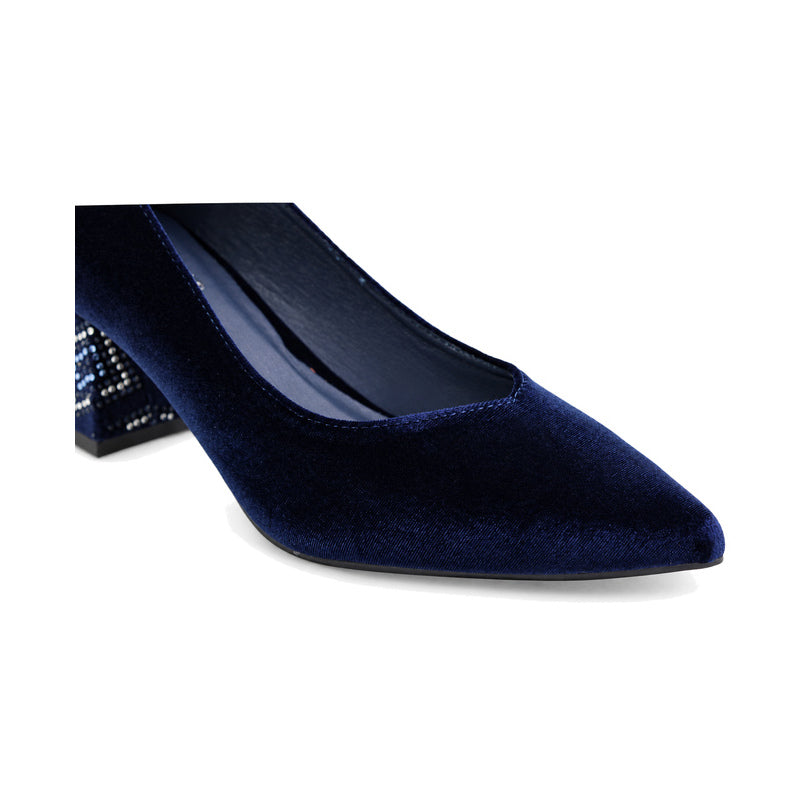 Pantofi De Catifea Cu Toc BM71105 Menbur