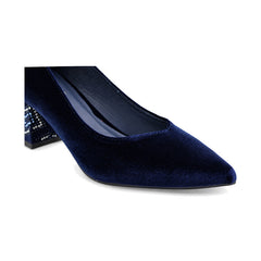 Pantofi De Catifea Cu Toc BM71105 Menbur