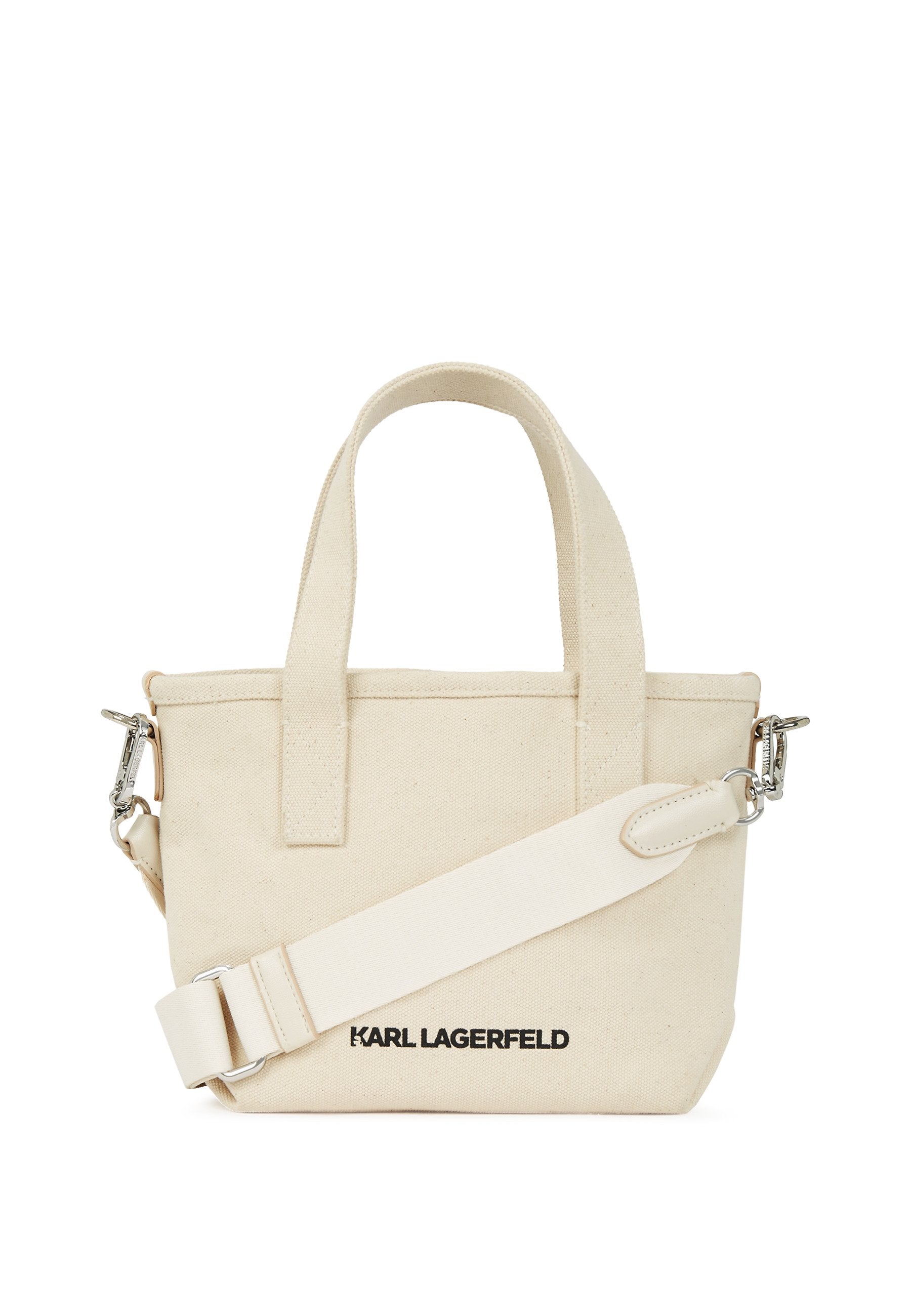 Geanta Ikon Shop Rhnstn S Natural - Karl Lagerfeld
