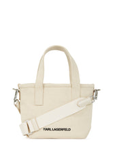 Geanta Ikon Shop Rhnstn S Natural - Karl Lagerfeld