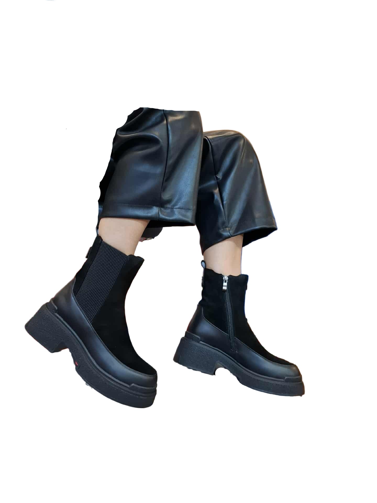 Ghete Piele Naturala Feeling H568-8770