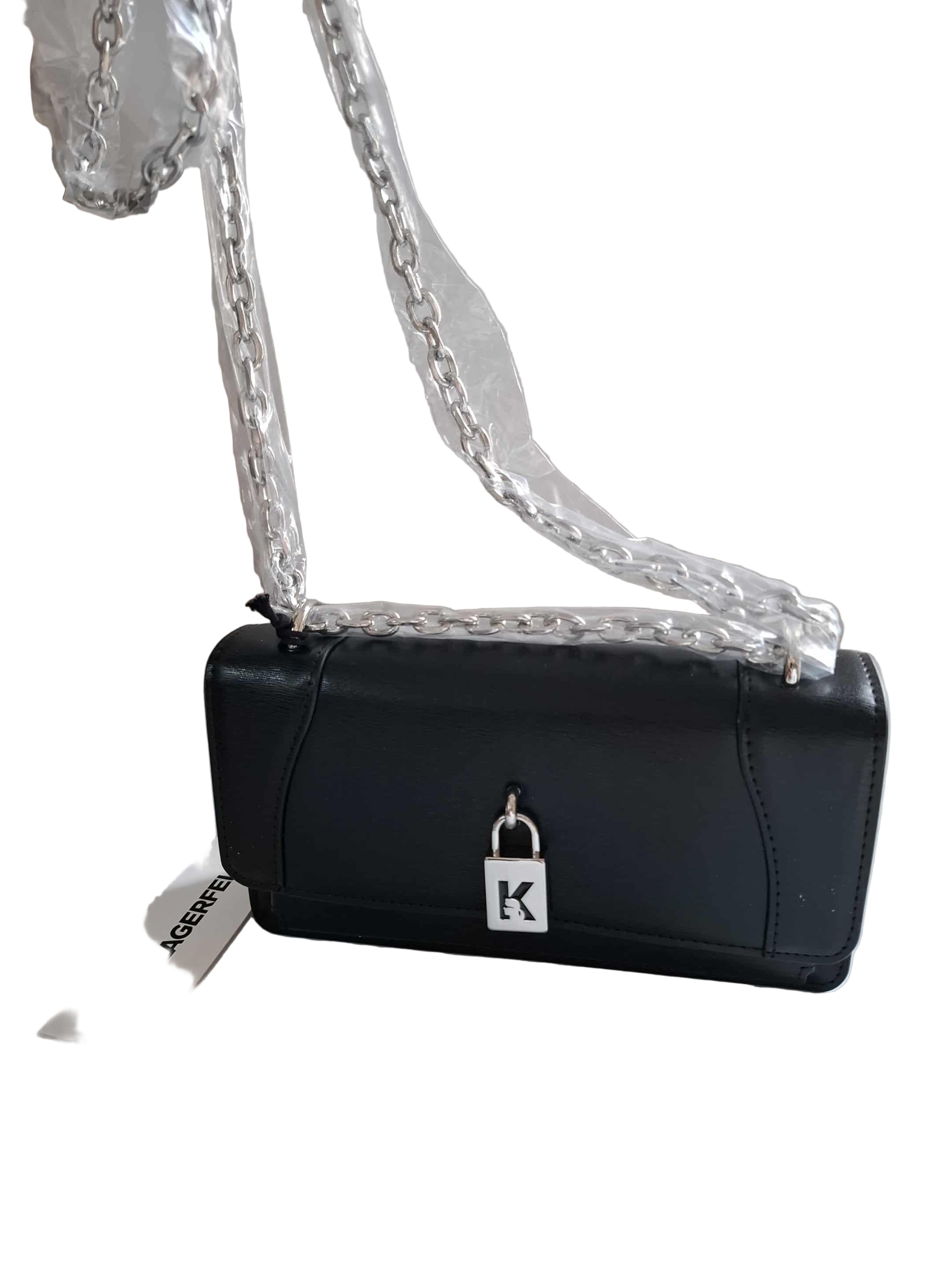 Geanta/Portofel Locked On Chain Black Karl Lagerfeld