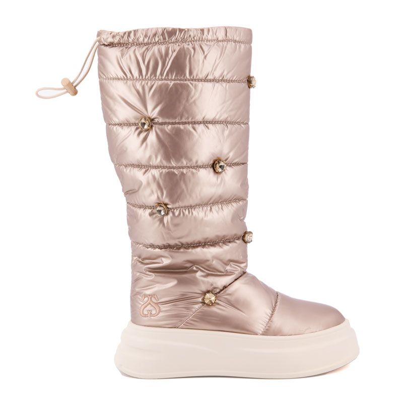 Ghete Zapada Solo Soprani Couture Frey Nylon Cystals Gold