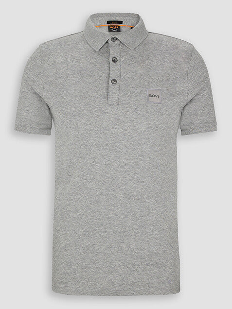 Tricou BOSS Orange Passenger Slim Fit Polo Gri