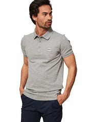 Tricou BOSS Orange Passenger Slim Fit Polo Gri