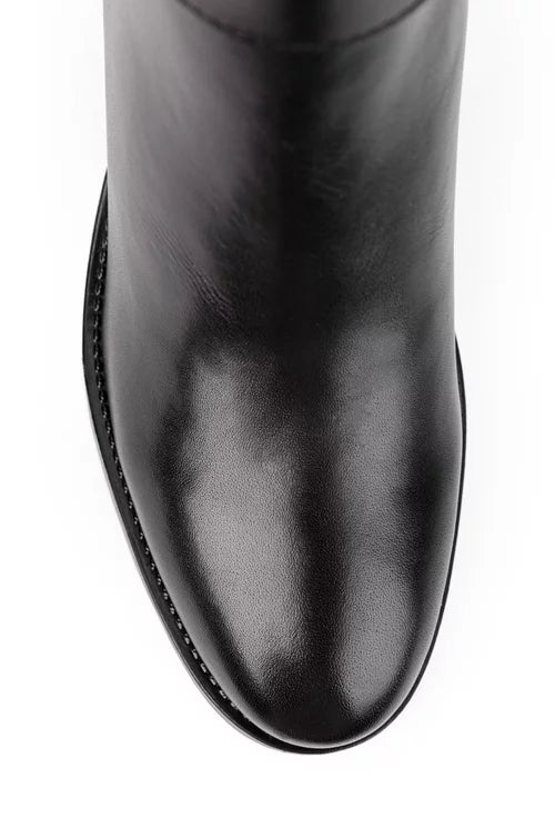Ghete Piele Naturala Parrotto VB26-4203 Black