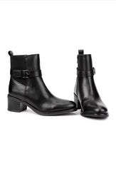 Ghete Piele Naturala Parrotto VB26-4203 Black