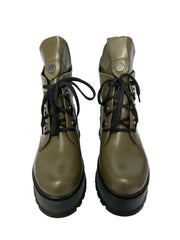 Ghete Piele Naturala Desiree Olive - Dolly Shoes