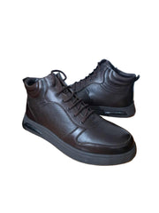 Ghete Piele Naturala Battisto Lascari QS-23 Coffee