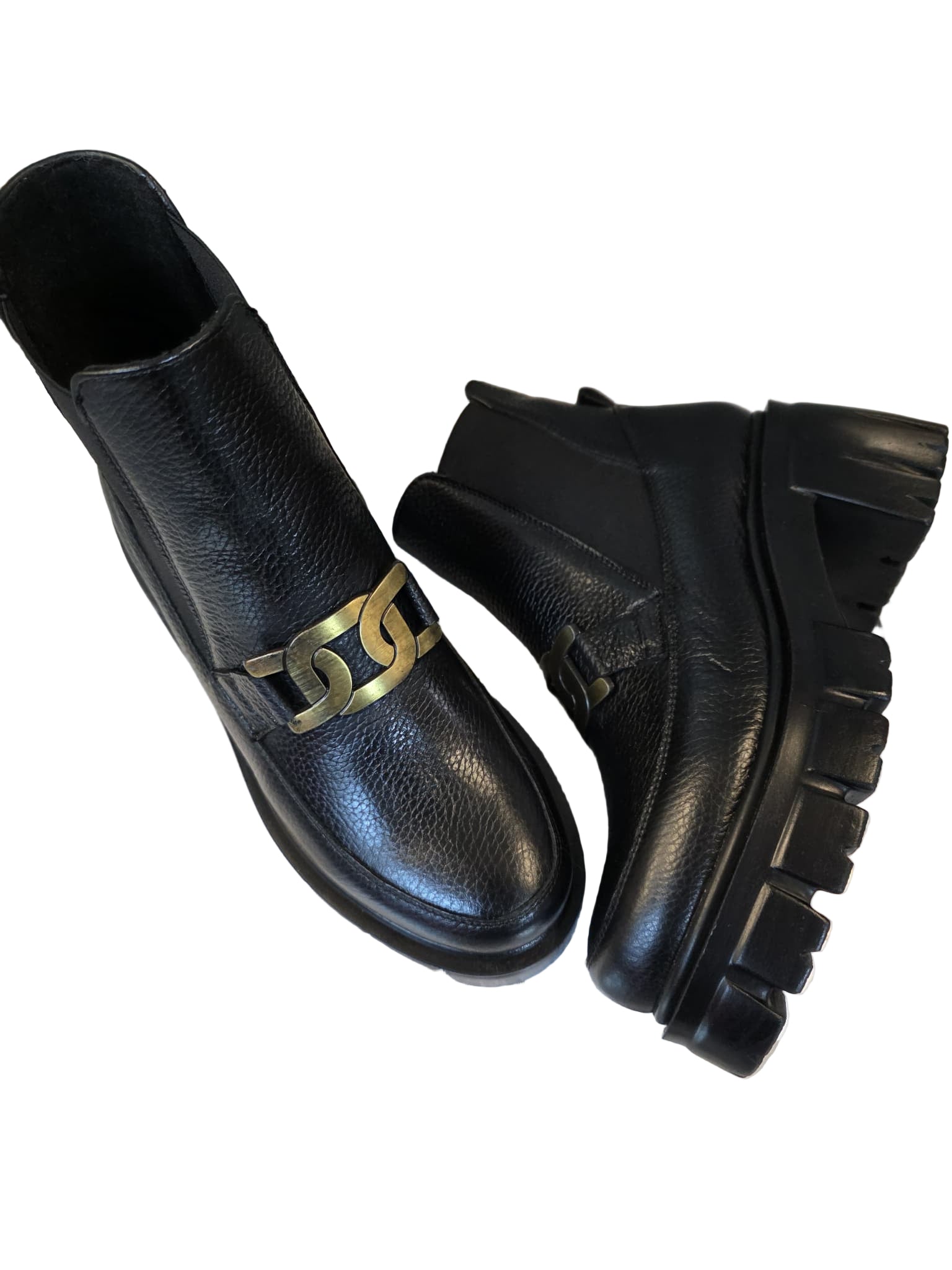 Ghete Piele Naturala Katrinelle - Dolly Shoes