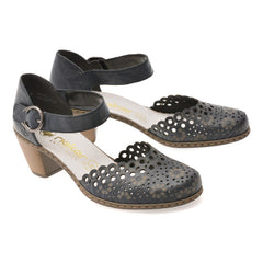 Pantofi Piele Naturala Rieker 40902-14 Bleumarin