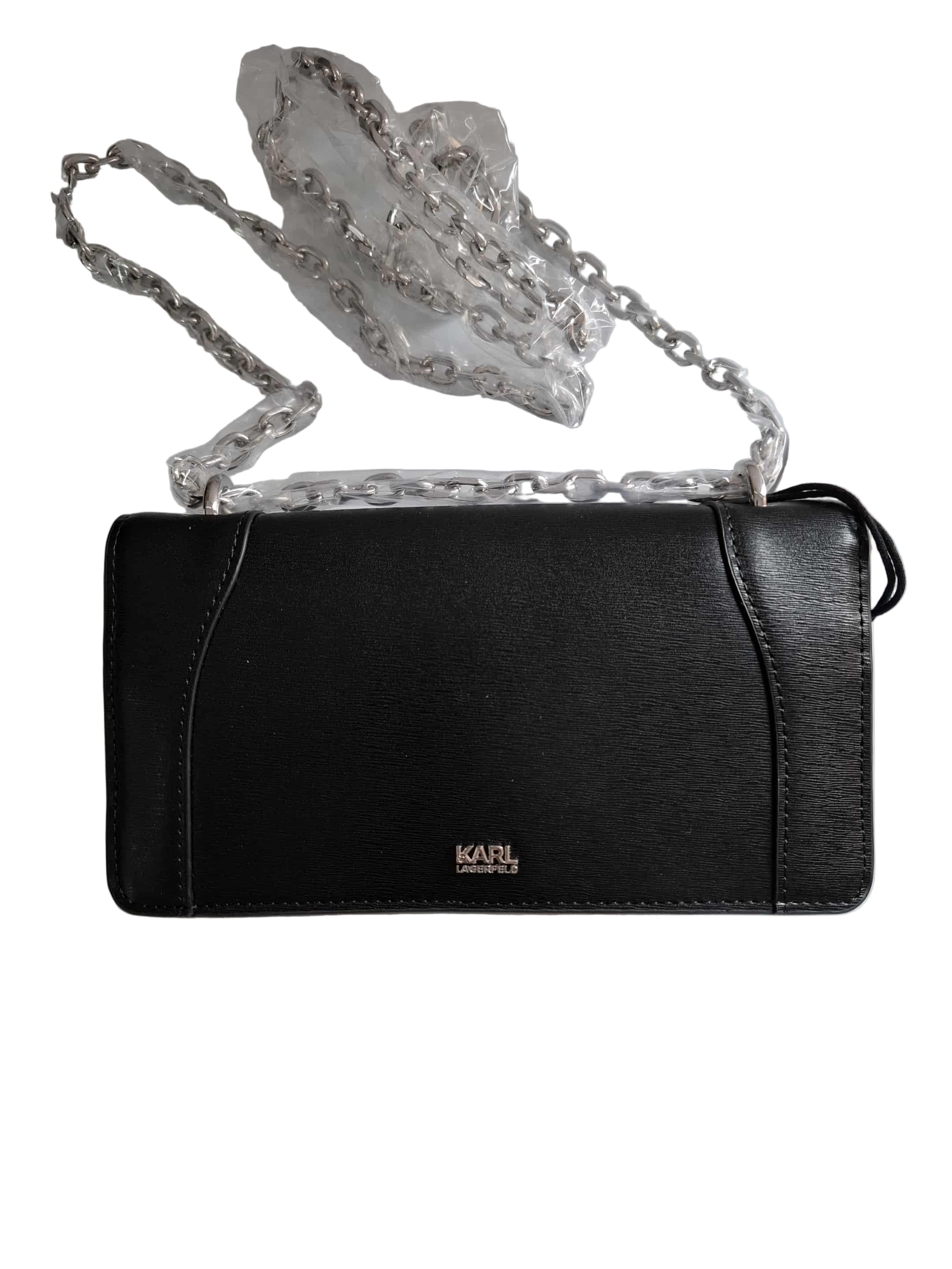 Geanta/Portofel Locked On Chain Black Karl Lagerfeld