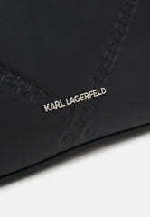 Geanta  SKUARE POUCH EMBOSSED Black Karl Lagerfeld