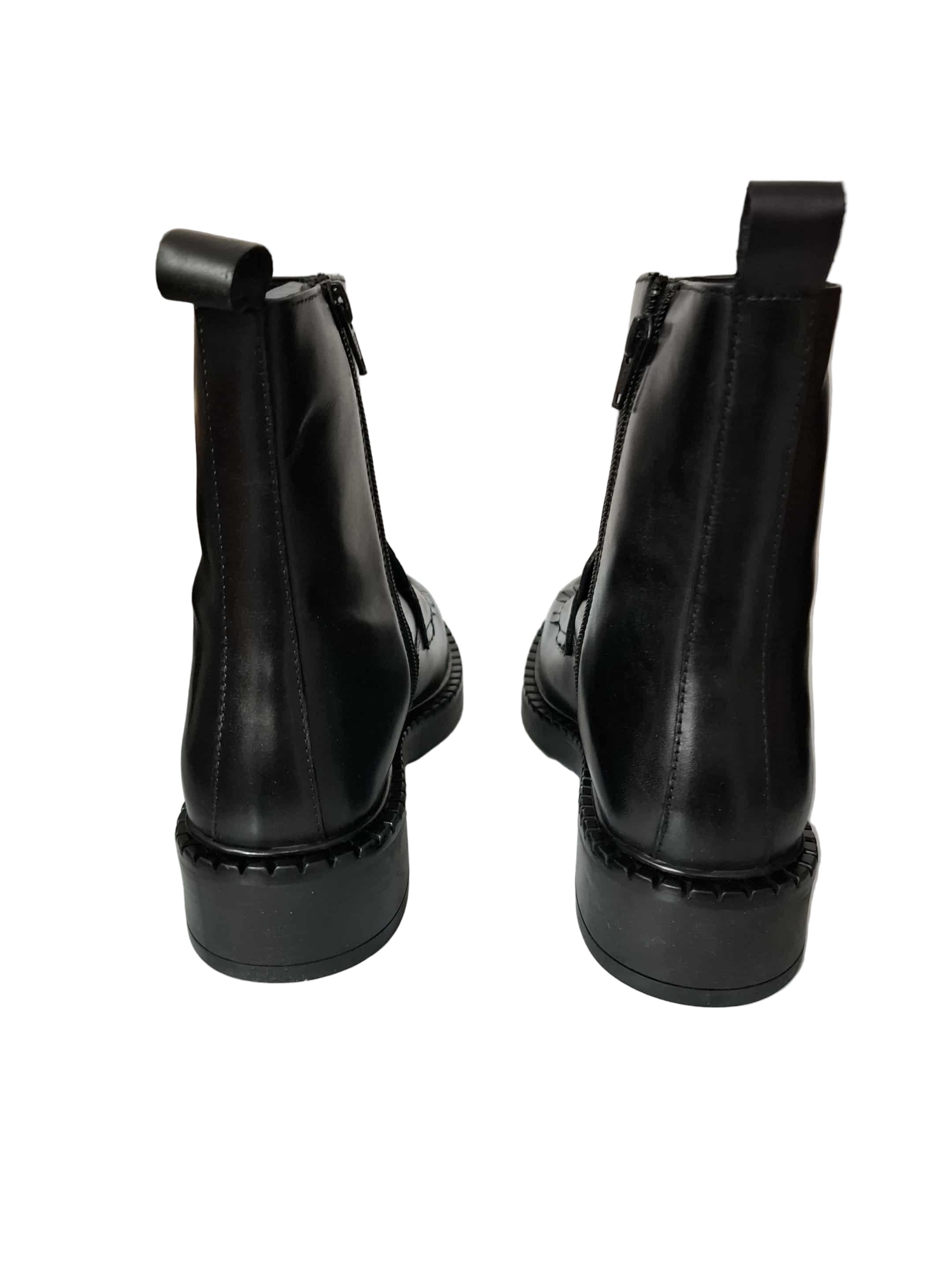 Ghete Piele Naturala Bellini A1541 Black