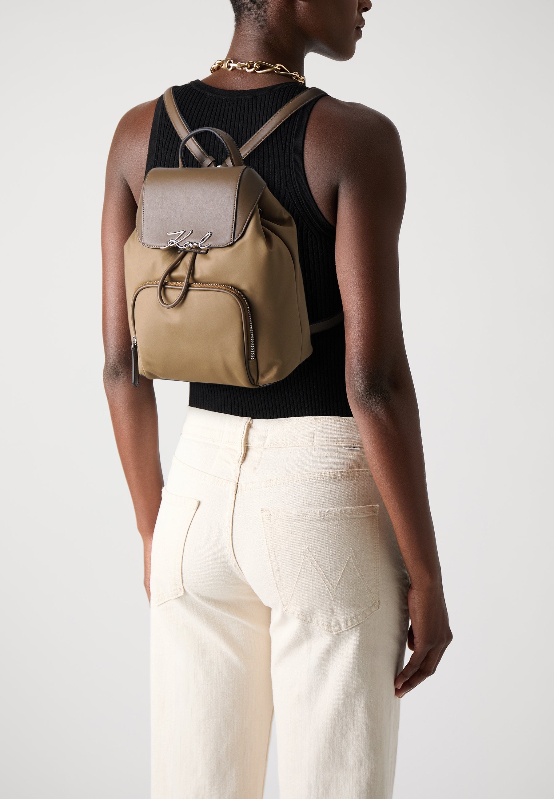 Rucsac Essential Nylon SM Caramel - Karl Lagerfeld