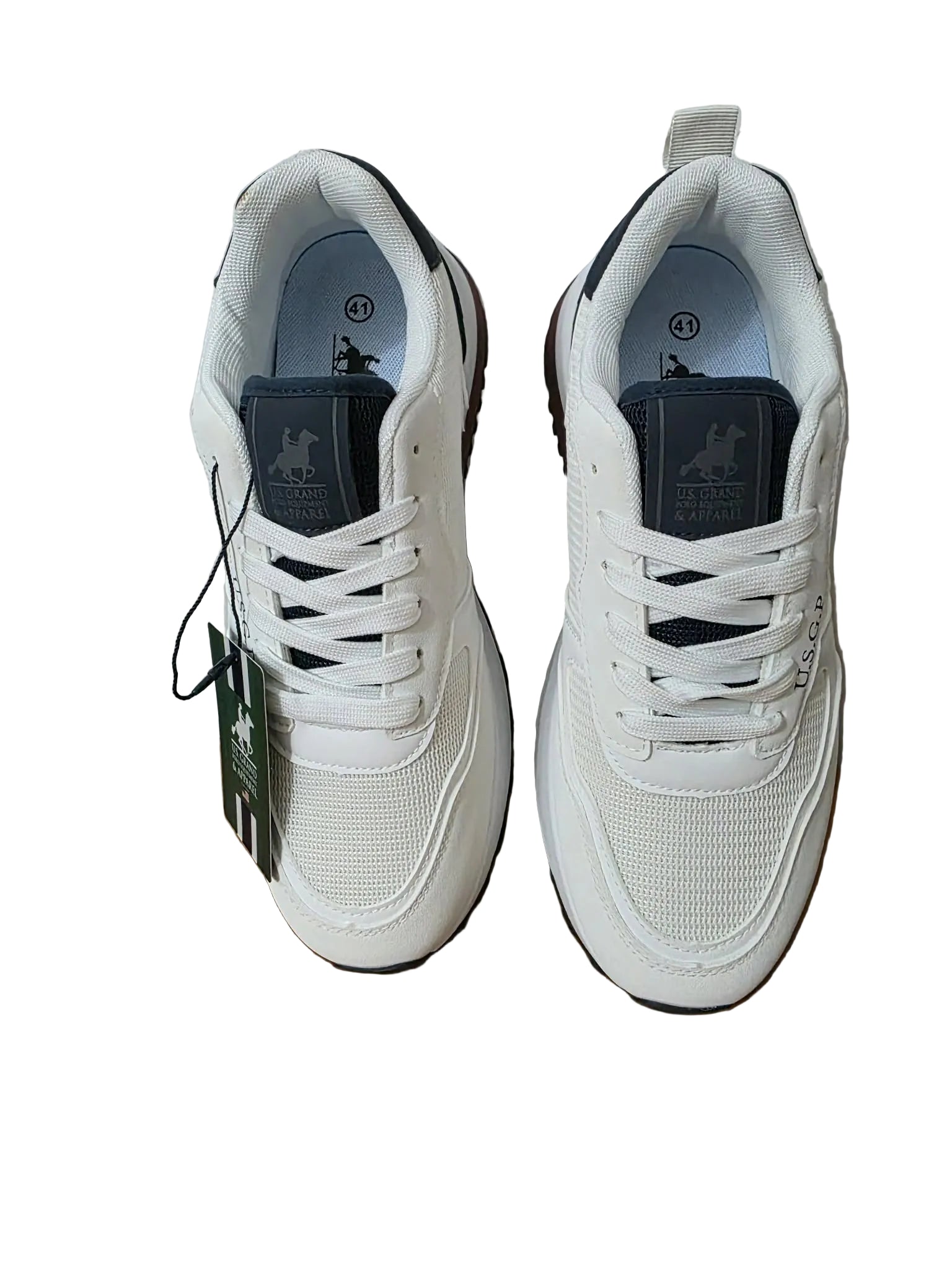 U.S. Grand Polo Equipment & Apparel 1035 White Blue