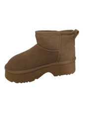 Ghete Piele Naturala Tip UGG 1274 Crosta Camel - Energy