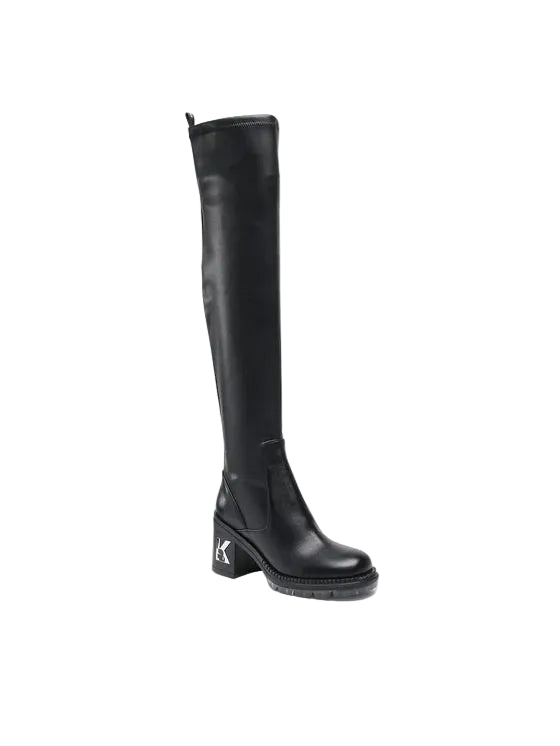 Cizme Piele Naturala KL33690 Black - Karl Lagerfeld