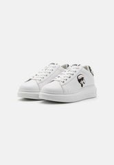 Sneakers Piele KAPRI Ikonic Stud Tab Women White Karl Lagerfeld