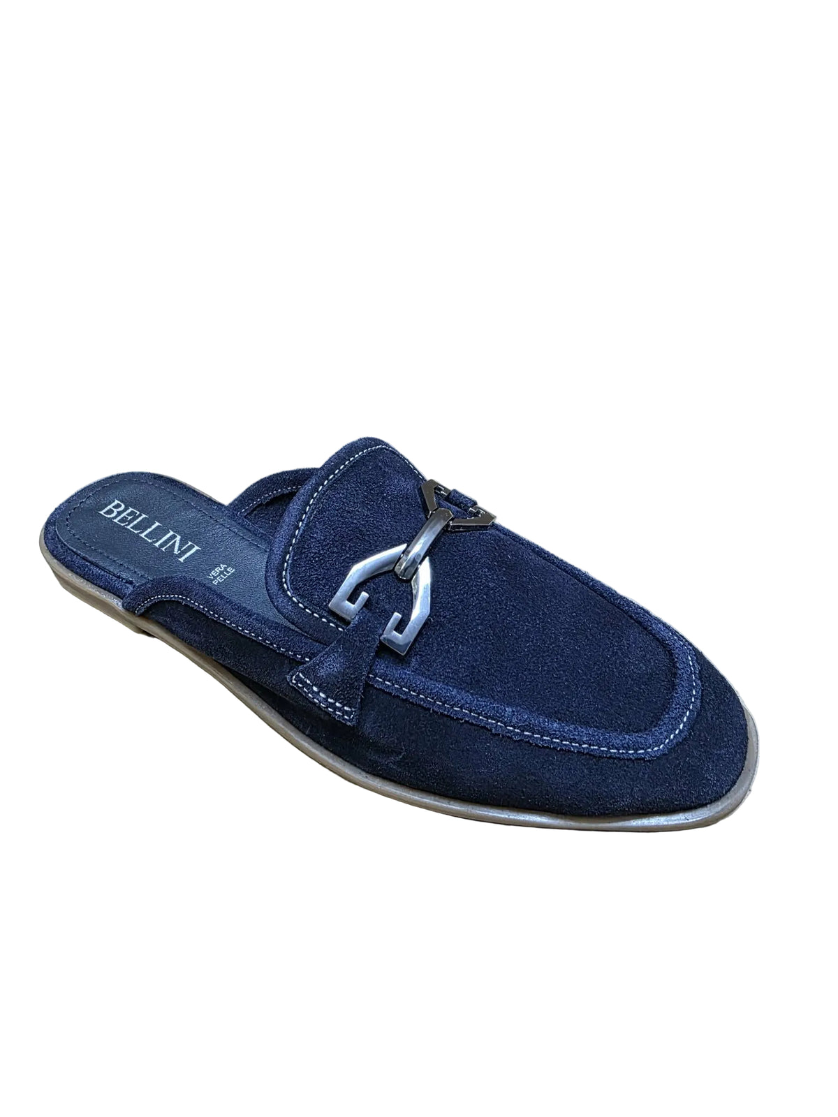 Saboti Piele Naturala Erika Navy Suede - Bellini