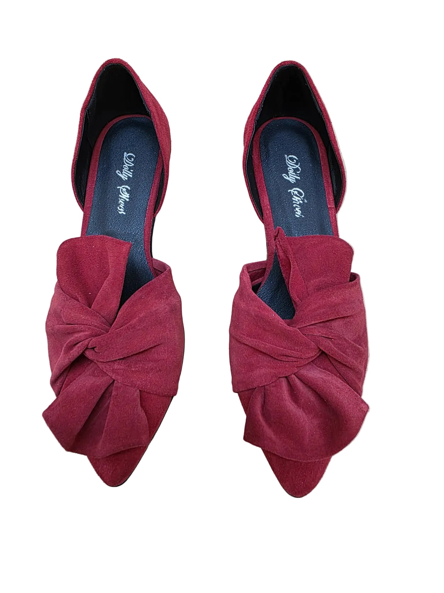 Balerini Piele Naturala Loreta Red