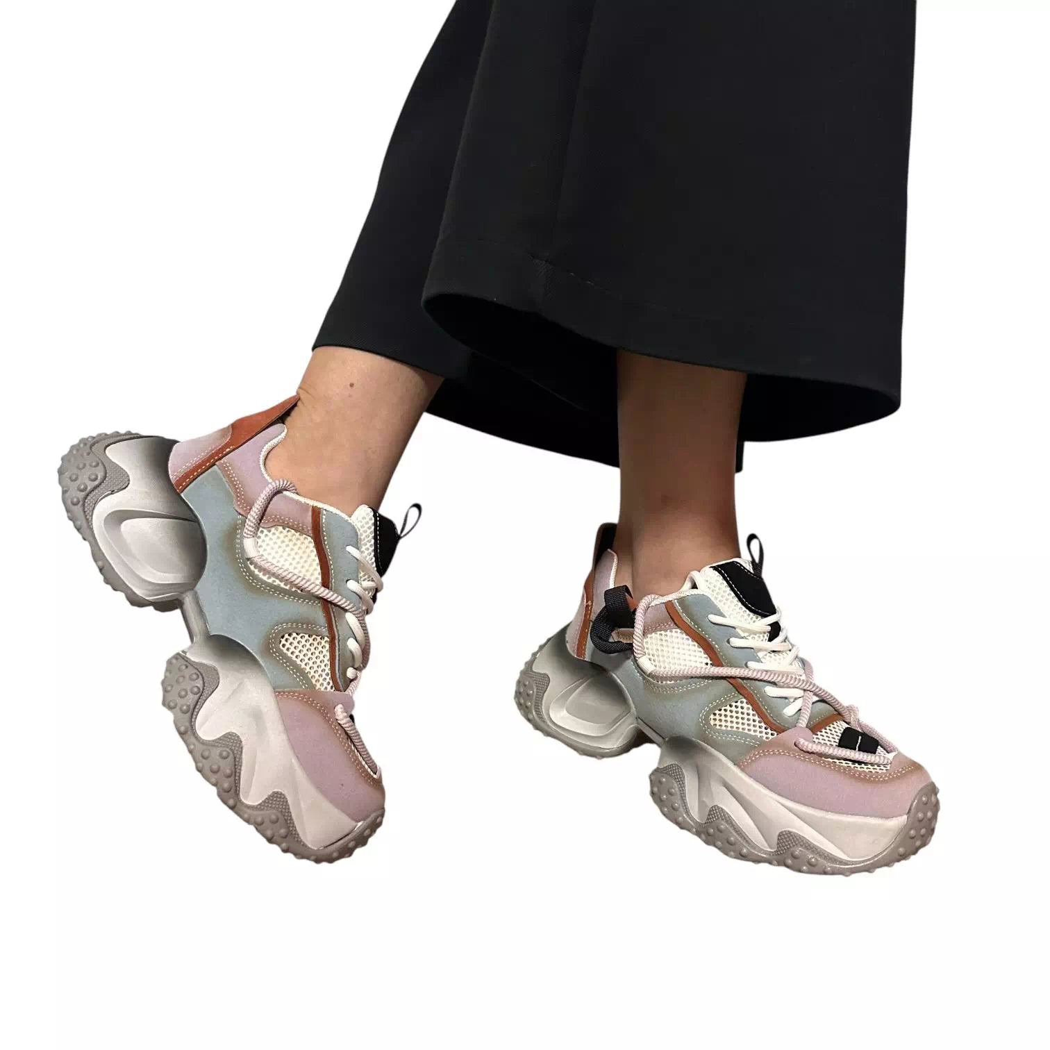 Sneakers Piele Naturala Feeling 5022 Purple