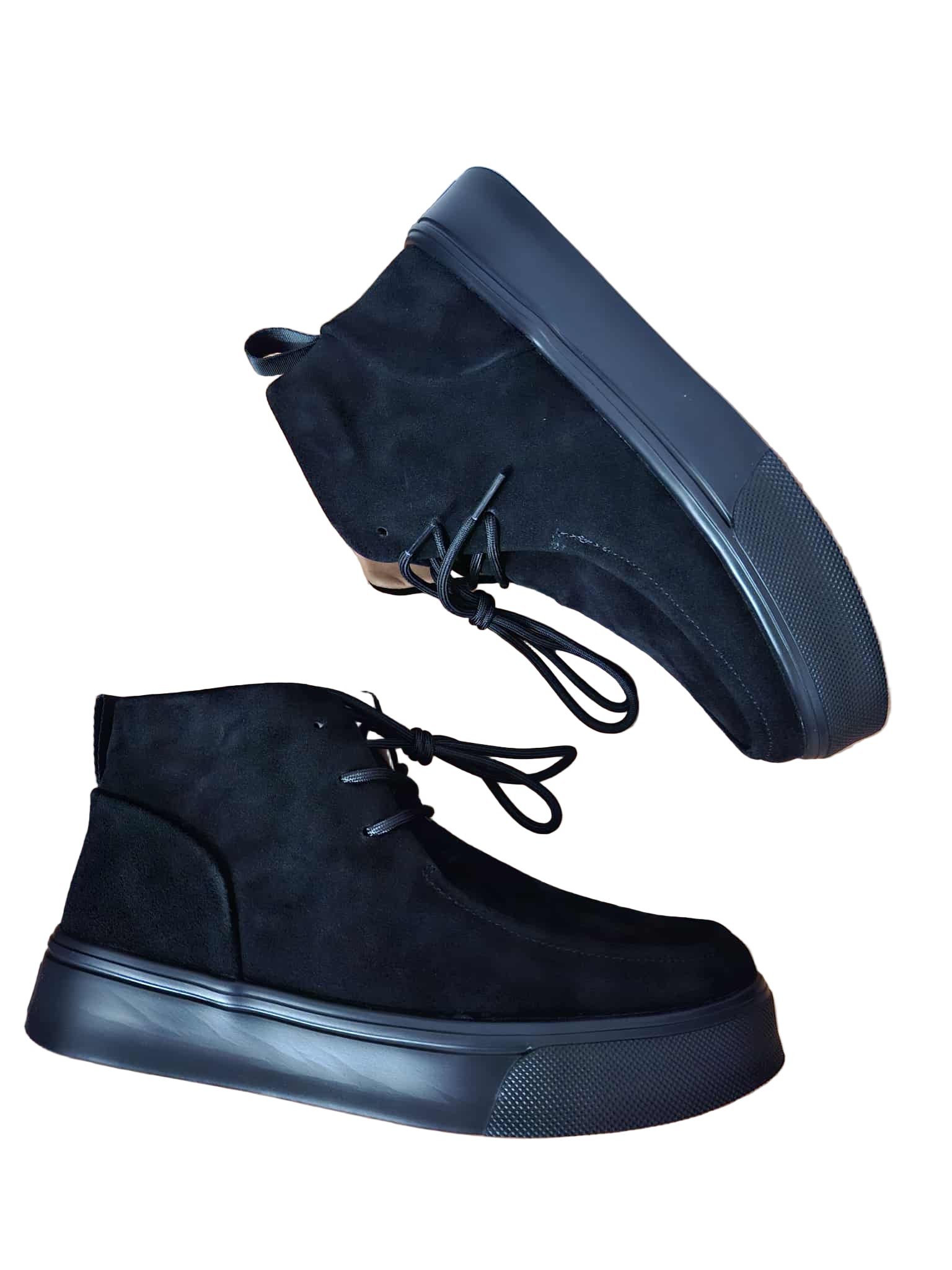 Ghete Piele Naturala Battisto Lascari PCT-1 Black