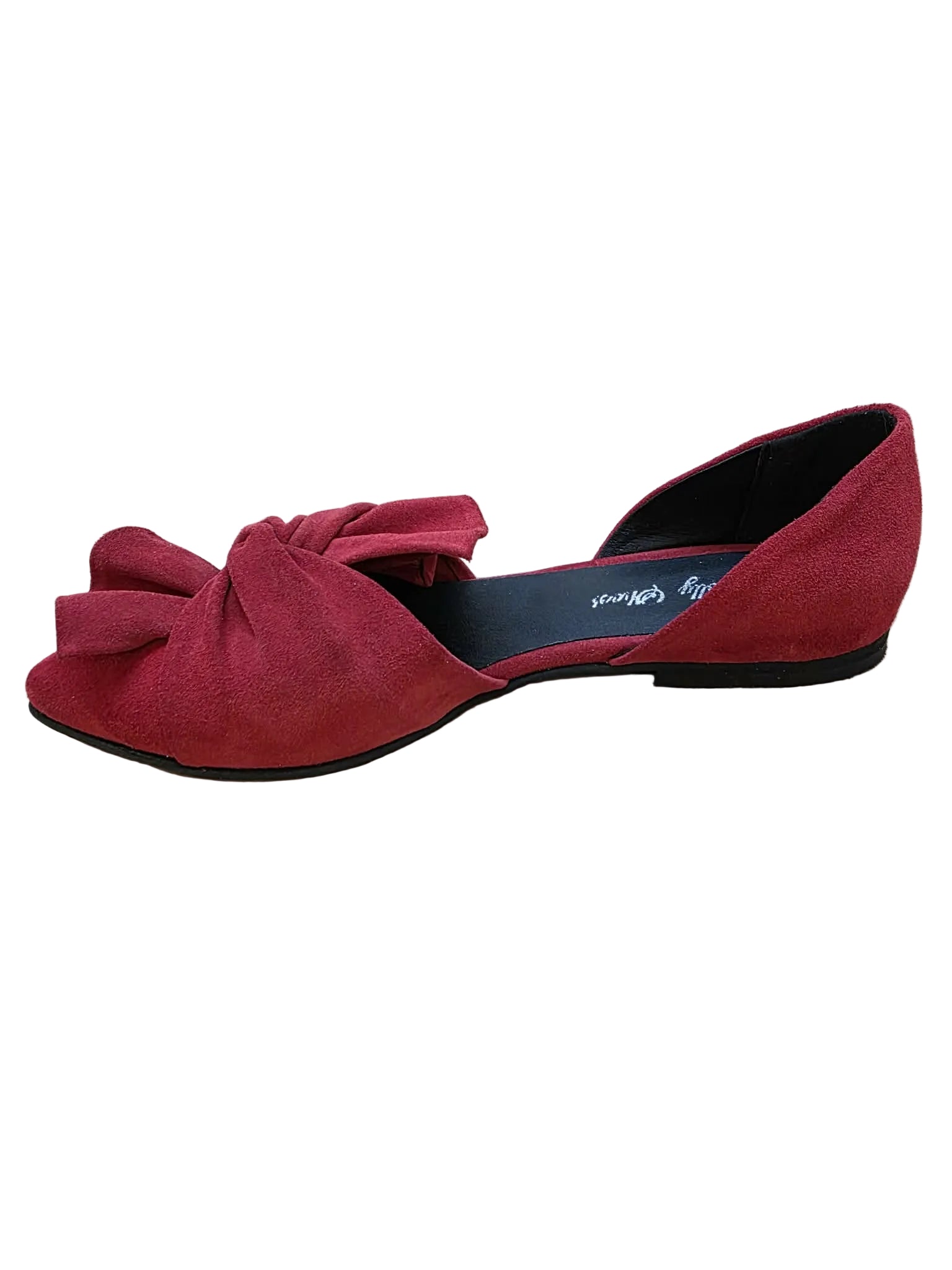 Balerini Piele Naturala Loreta Red