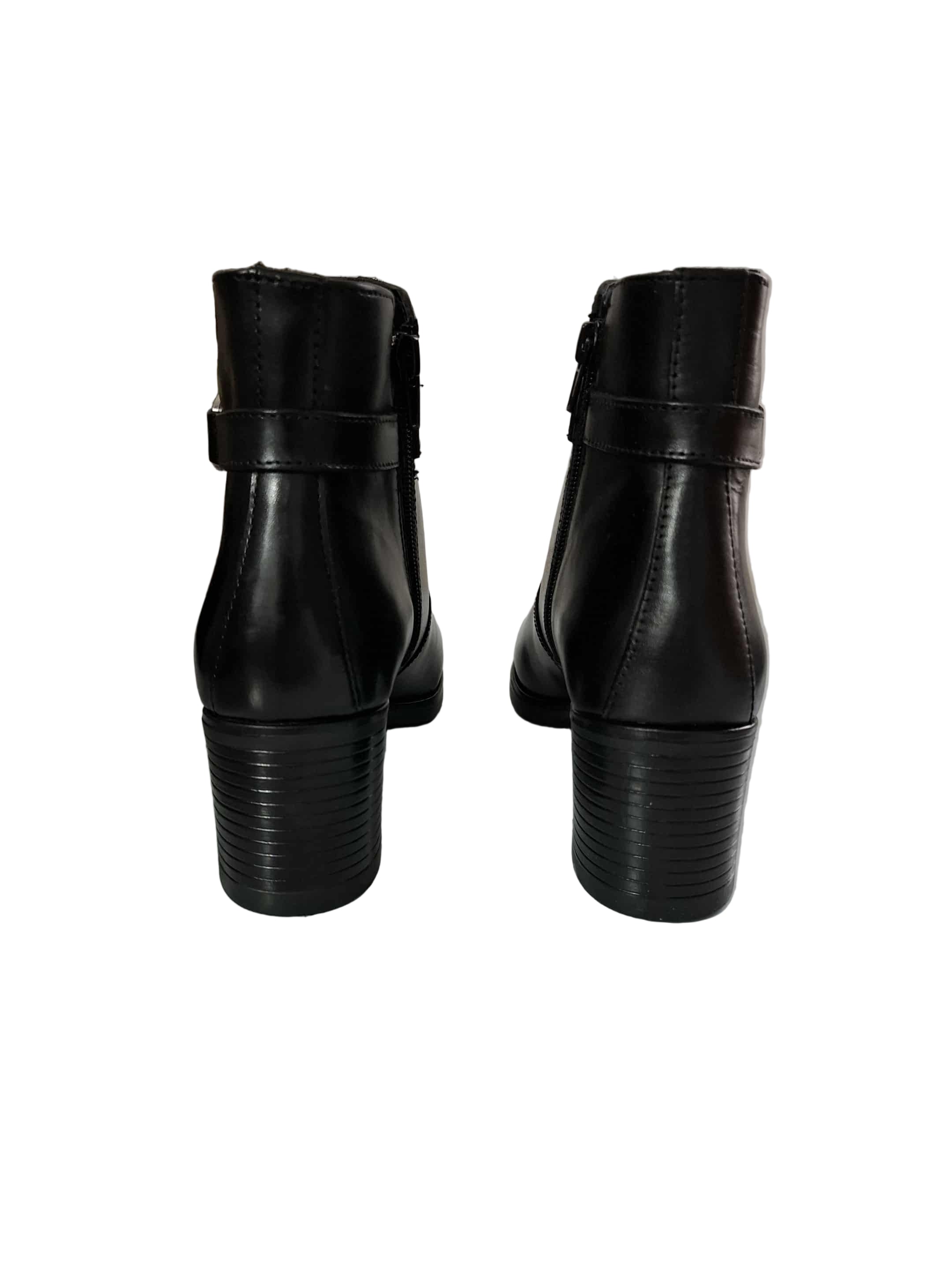 Ghete Piele Naturala Parrotto VH07H05 Black