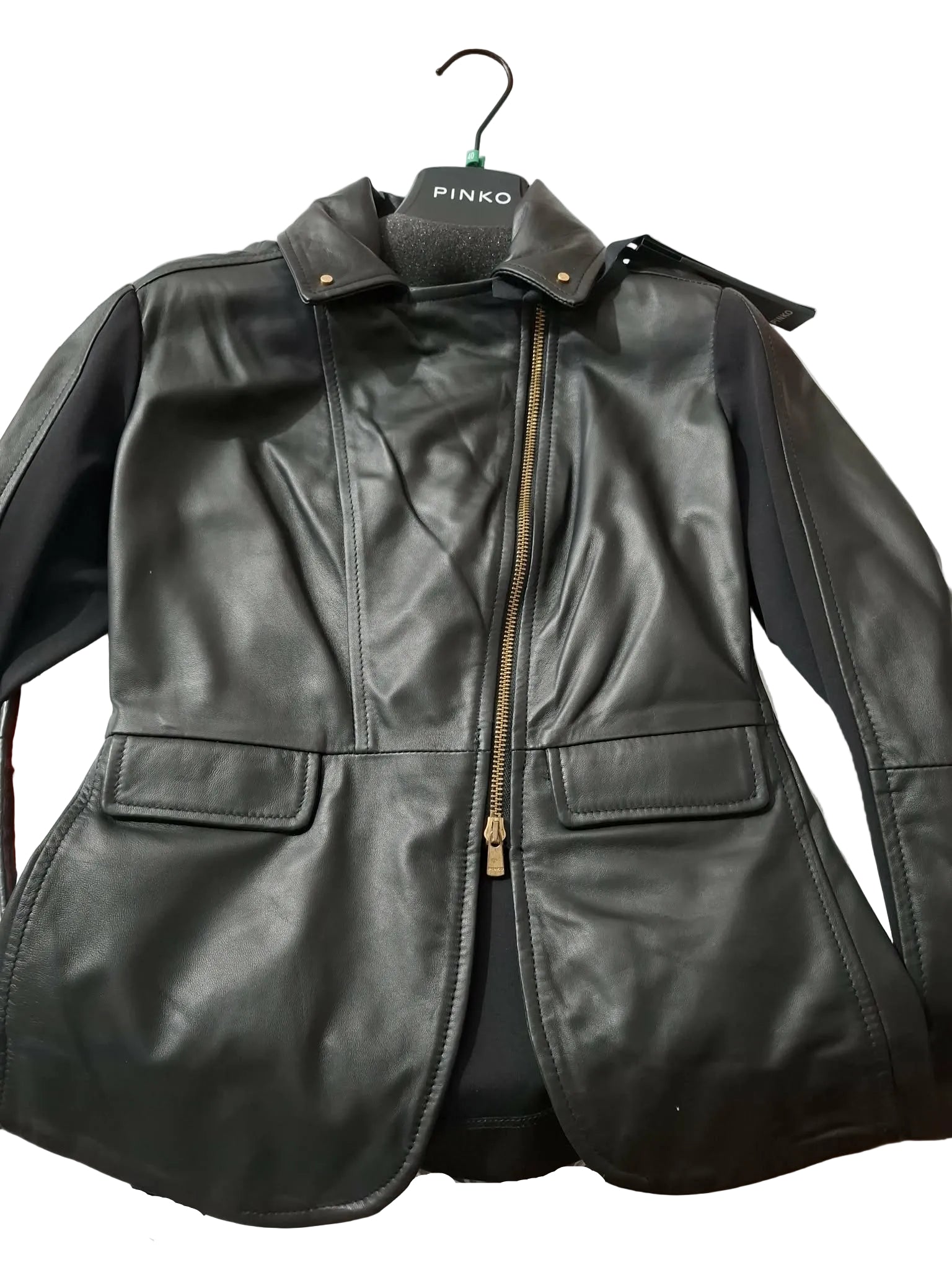 Geaca Piele Naturala Pinko  Different Zip Franco One