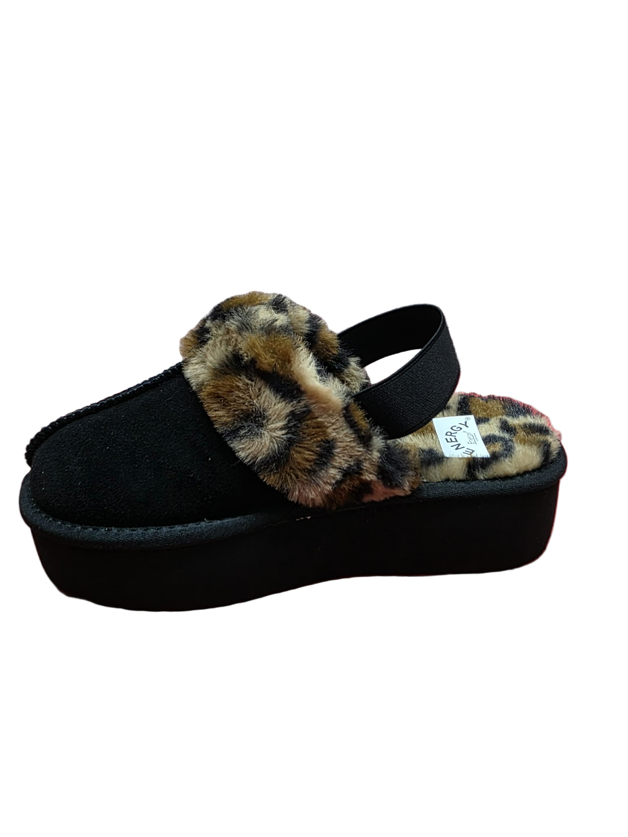 Sabot Piele Naturala Tip UGG 1255 Nera - Energy