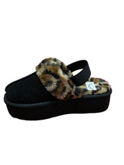 Sabot Piele Naturala Tip UGG 1255 Nera - Energy