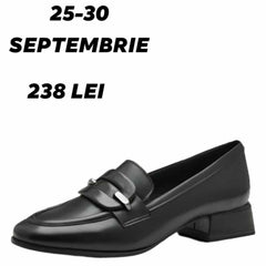 Pantofi Piele Naturala Lumen Black - Marco Tozzi