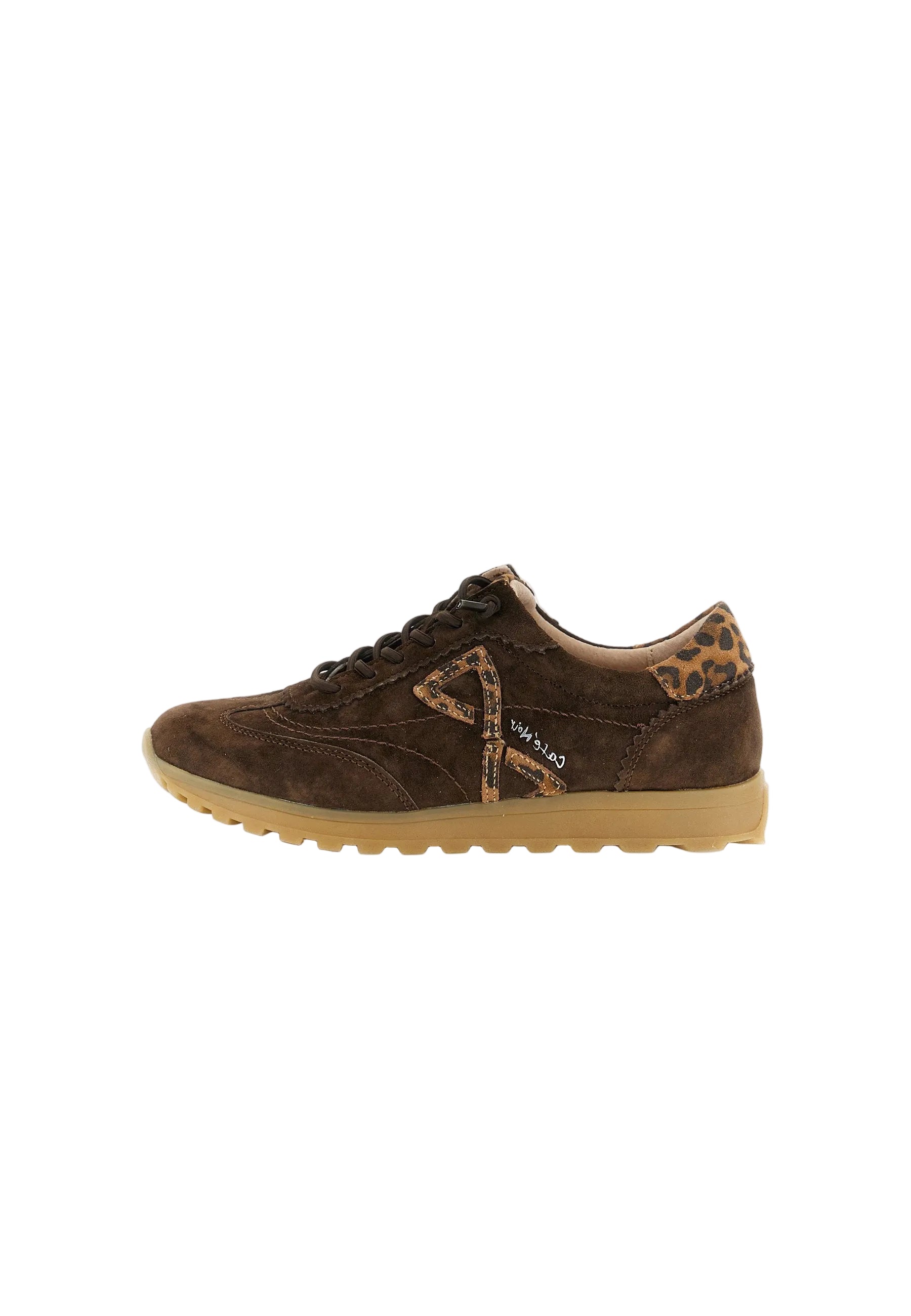 Pantofi Sport Piele Naturala Abra F002-654 COFFEE