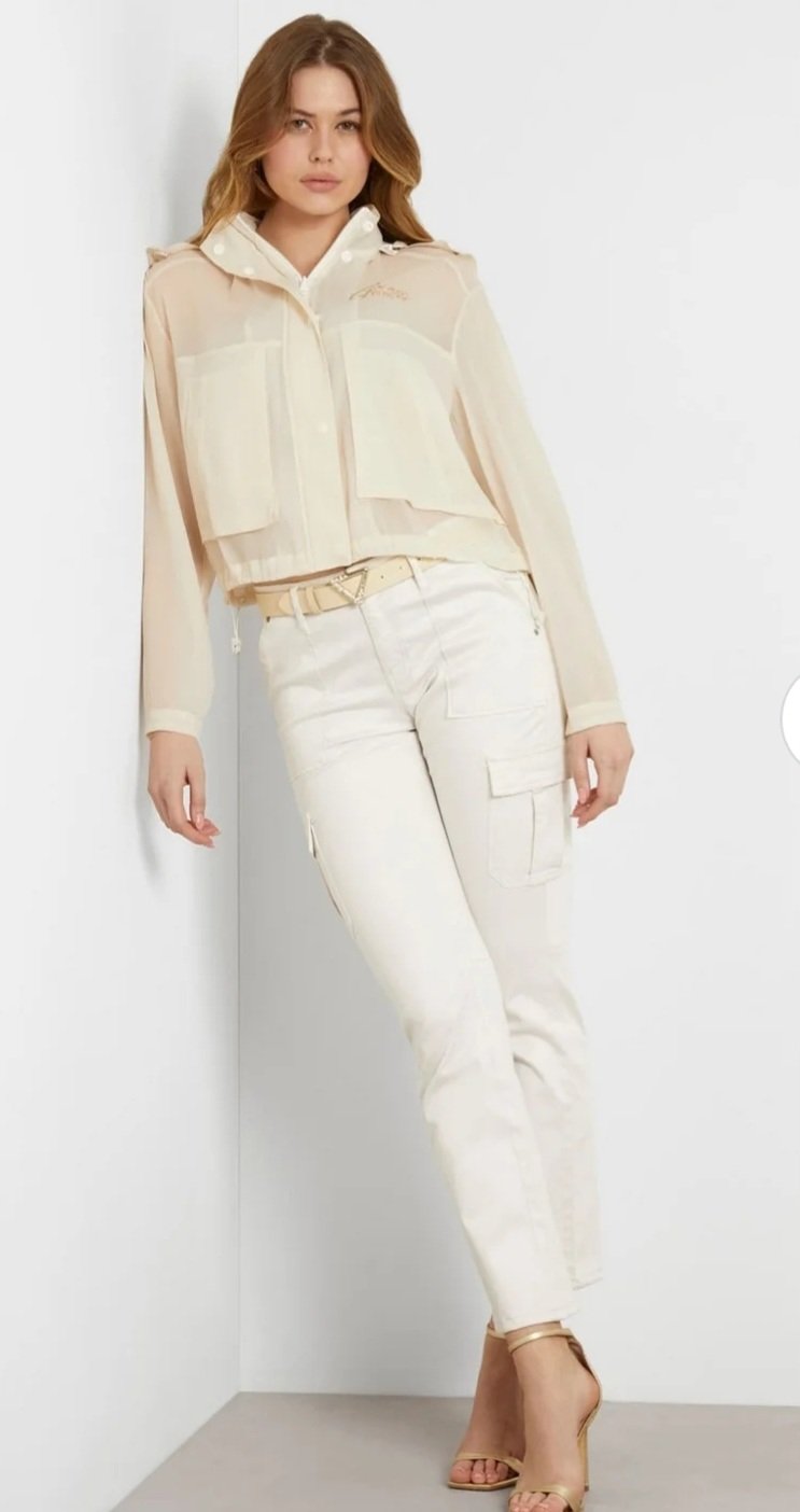Geaca Organza Beige - Guess