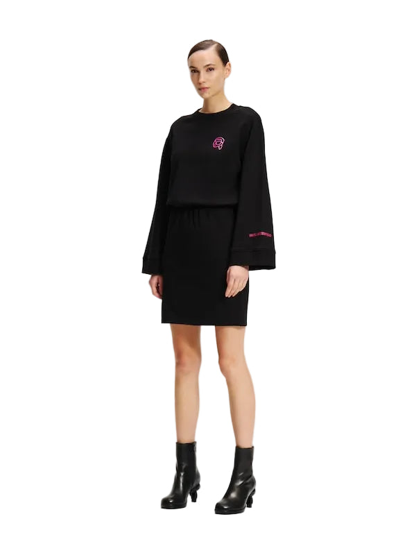 Rochie Ikonik 2.0 Jelly Sweat Black - Karl Lagerfeld