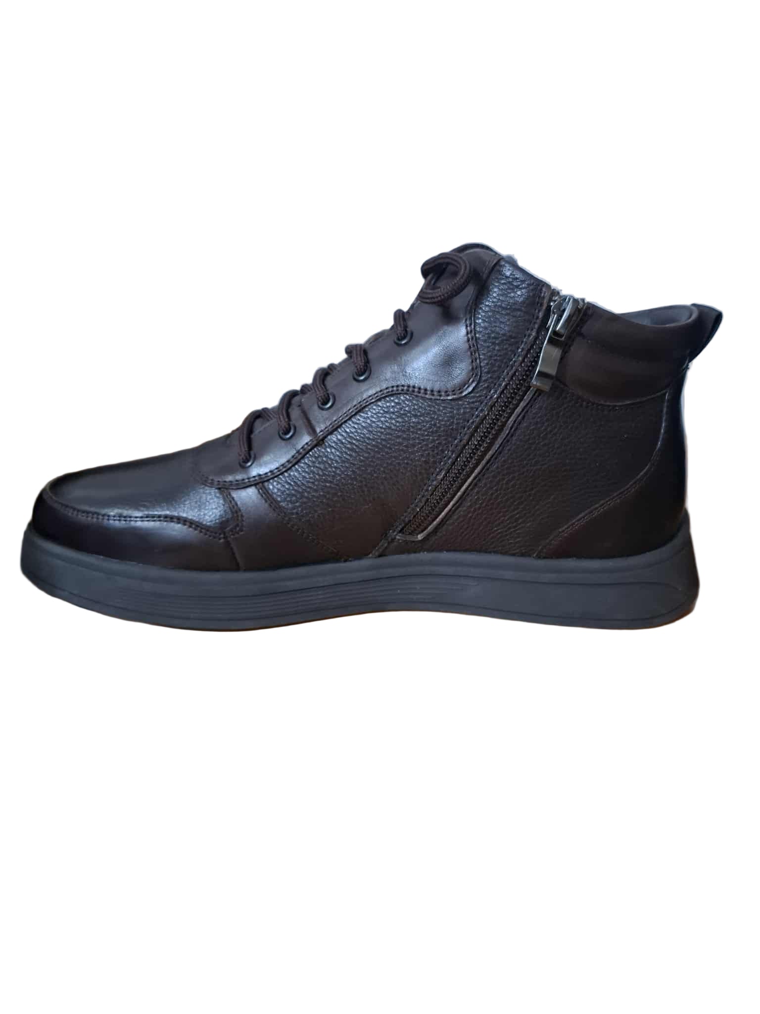 Ghete Piele Naturala Battisto Lascari QS-23 Coffee