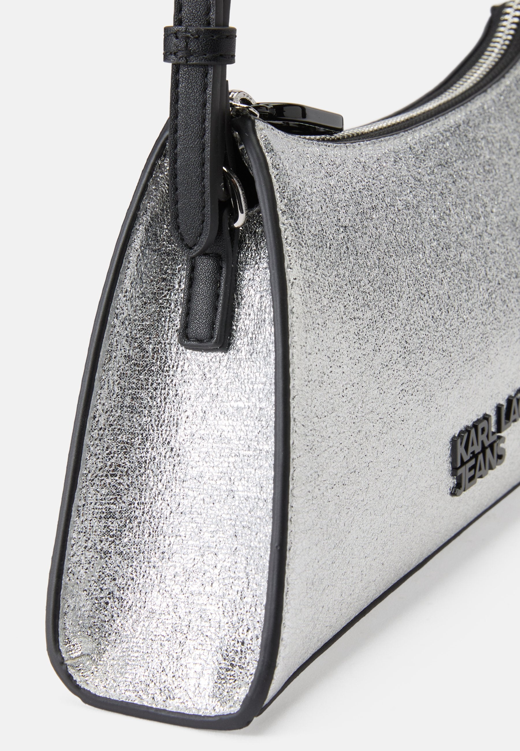 Geanta Metal Logo S SHB Silver - Karl Lagerfeld