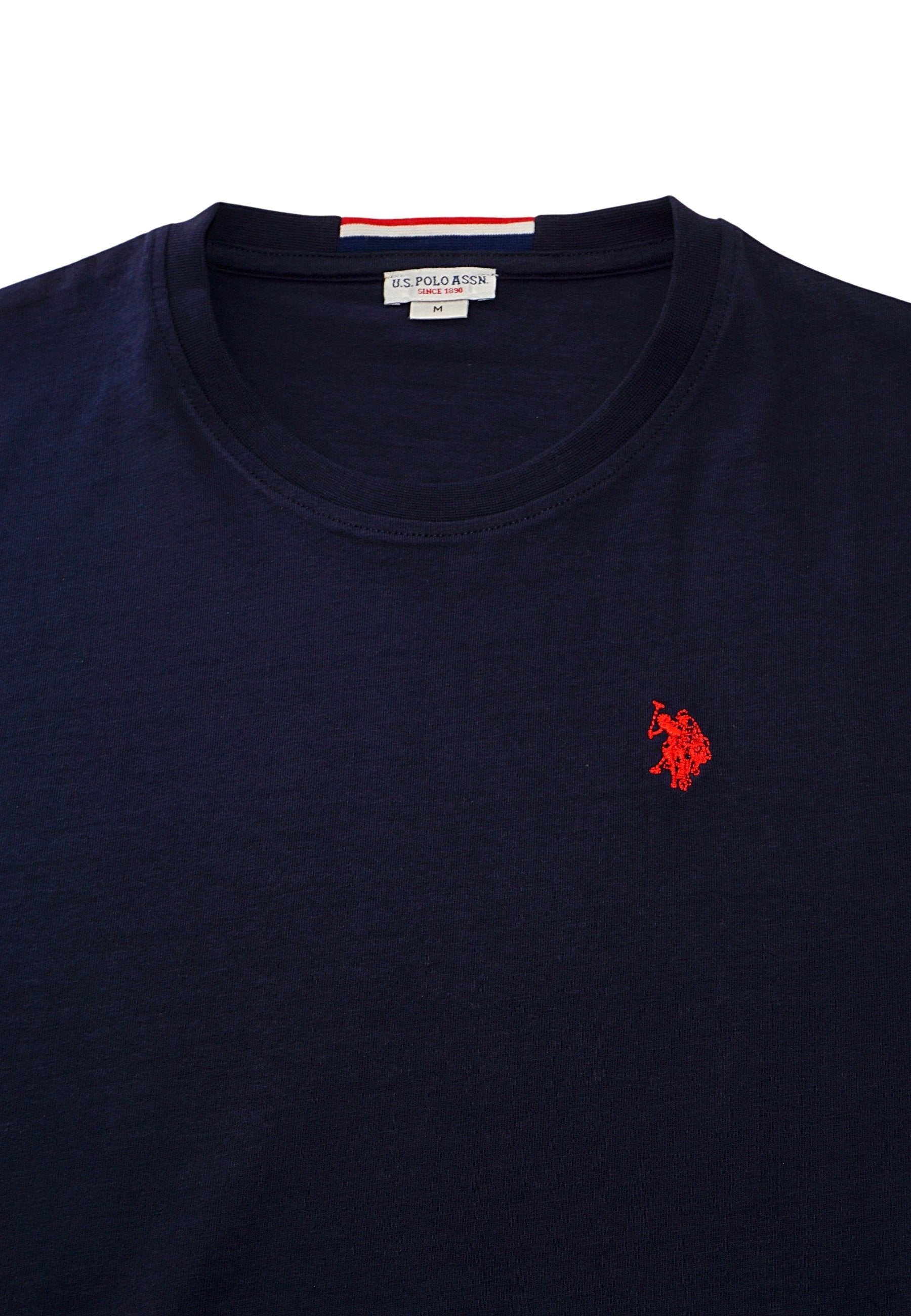 Tricou Basic  ARJUN dark sapphire - U.S. POLO ASSN